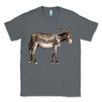 Charcoal Heather american mammoth jackstock donkey Classic Tee - LillyAllenDesigns