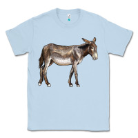 Dusty Blue american mammoth jackstock donkey Classic Tee - LillyAllenDesigns