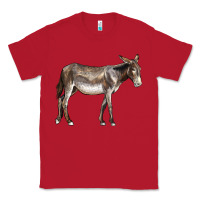 Red american mammoth jackstock donkey Classic Tee - LillyAllenDesigns