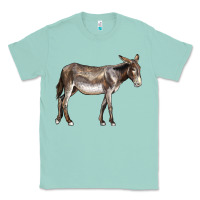 Seafoam american mammoth jackstock donkey Classic Tee - LillyAllenDesigns