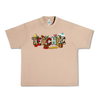 Burro Christmas Teacher Urban Heavy Tee - NancyCooperArtShop