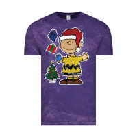 Cloud Purple charlie brown christmas gifts Vintage Tee - artisFamous
