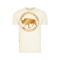 Vintage Arctic Buffalo Gold Native American - Bison Vintage Tee - artisFamous