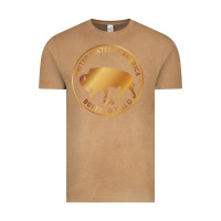 Vintage Camel Buffalo Gold Native American - Bison Vintage Tee - artisFamous