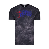Cloud Black blue speed racer 80s   speed racer Vintage Tee - artisFamous