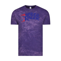 Cloud Purple blue speed racer 80s   speed racer Vintage Tee - artisFamous