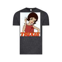 Vintage Black go trixie go!   speed racer Vintage Tee - artisFamous
