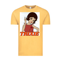 Vintage Mustard go trixie go!   speed racer Vintage Tee - artisFamous