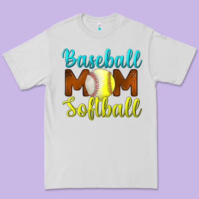 Baseball Mom Softball Premium Tee Designed By Bundleandbundleshop