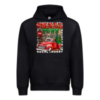 Black small town christmas Urban Hoodie - BarkalooDesign