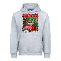 Heather Grey small town christmas Urban Hoodie - BarkalooDesign