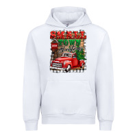 White small town christmas Urban Hoodie - BarkalooDesign