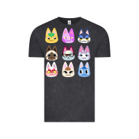 Vintage Black animal crossing cute cats animal crossing new horizons Vintage Tee - artisFamous