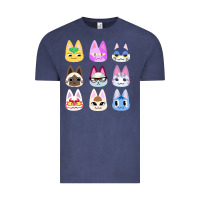 Animal Crossing Cute Cats Animal Crossing New Horizons Vintage Tee | Teevron