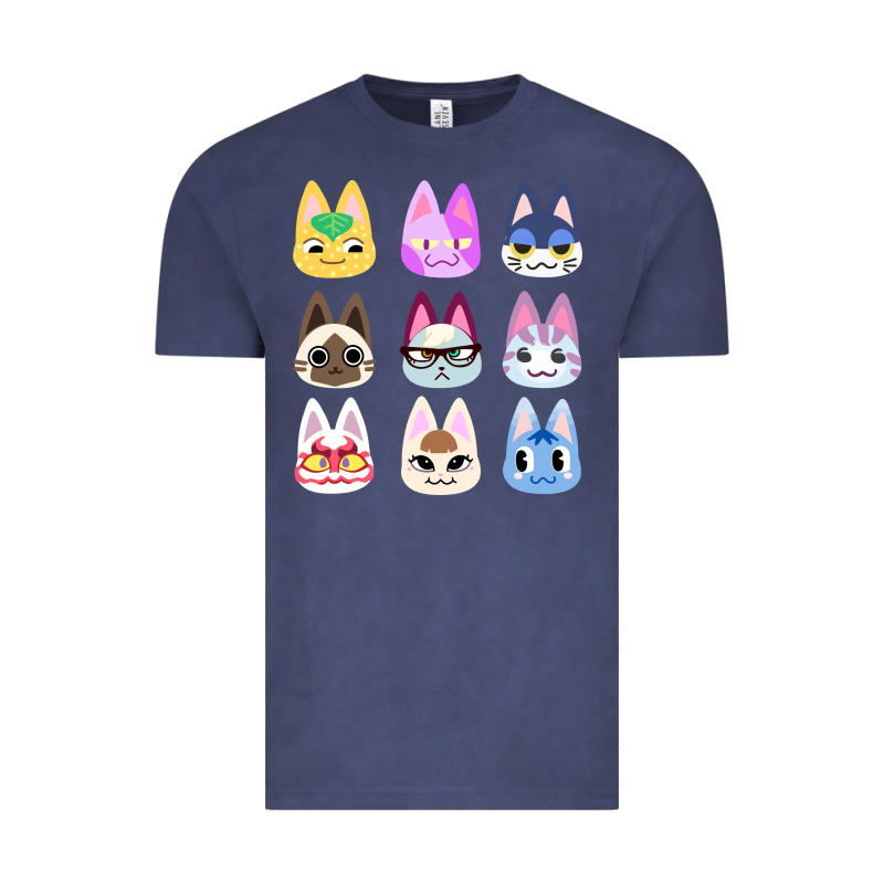 Animal Crossing Cute Cats Animal Crossing New Horizons Vintage Tee by artisFamous | Teevron