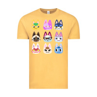 Vintage Mustard animal crossing cute cats animal crossing new horizons Vintage Tee - artisFamous