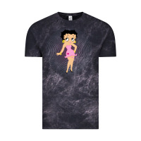 Cloud Black betty boop Vintage Tee - artisFamous