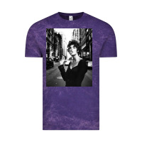 Cloud Purple linda evangelista fashion model Vintage Tee - artisFamous