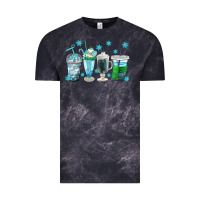 Cloud Black winter coffee cup Vintage Tee - texasbilliewilder