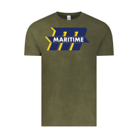 Vintage Olive massachusetts maritime academy Vintage Tee - artisFamous