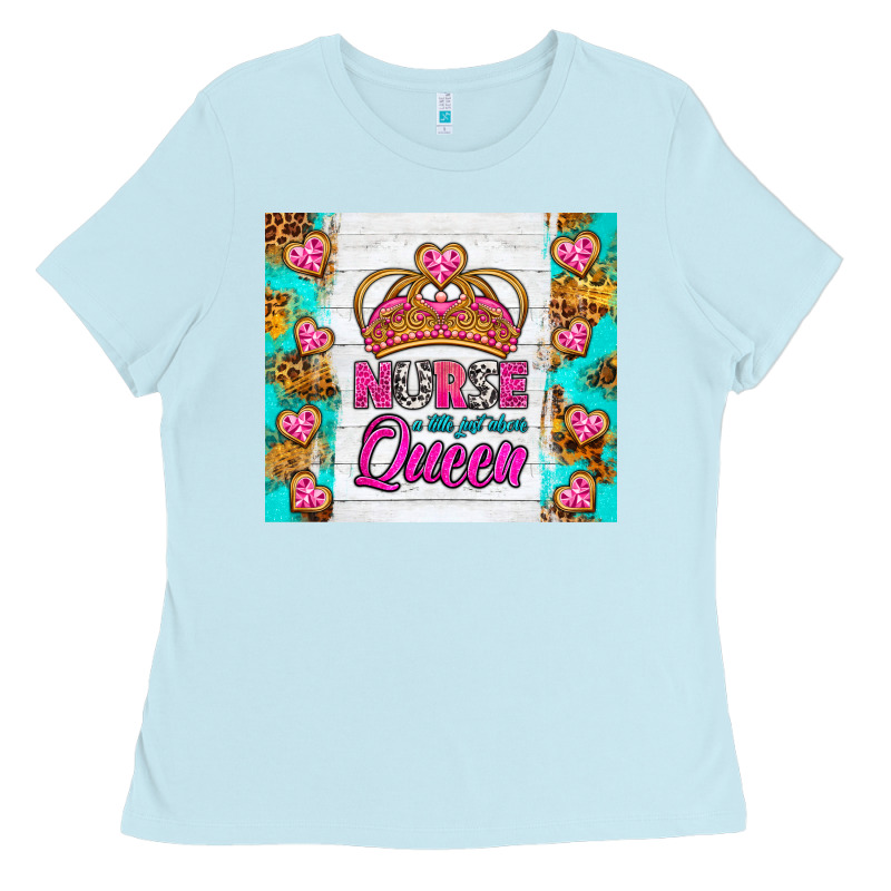 Nurse A Title Just Above Queen Tumbler Ladies Tee by BundleAndBundleShop | Teevron