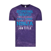 Cloud Purple occupational therapist because ninja is not a job title Vintage Tee - DesigneFamous