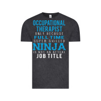 Vintage Black occupational therapist because ninja is not a job title Vintage Tee - DesigneFamous