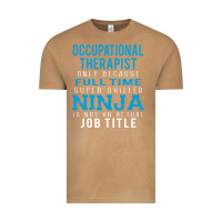 Vintage Camel occupational therapist because ninja is not a job title Vintage Tee - DesigneFamous