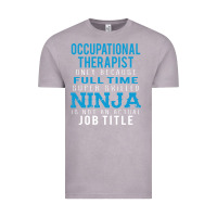 Vintage Zinc occupational therapist because ninja is not a job title Vintage Tee - DesigneFamous