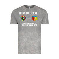 Cloud Rock youth rubiks cube rotate the sides to the position shown cube Vintage Tee - DesigneFamous