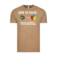 Vintage Coffee youth rubiks cube rotate the sides to the position shown cube Vintage Tee - DesigneFamous