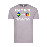 Vintage Zinc youth rubiks cube rotate the sides to the position shown cube Vintage Tee - DesigneFamous