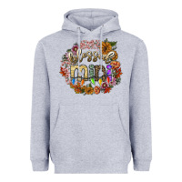 Heather Grey blessed mini Heavyweight Hoodie - SublimationCraftShop