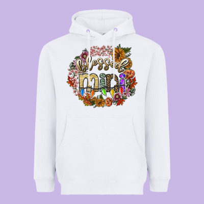 Blessed Mini Heavyweight Hoodie Designed By Sublimationcraftshop