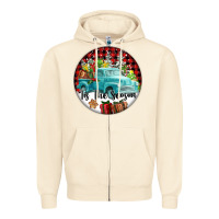Sandshell Tis The Season Truck Zipper Hoodie - FaDigitalArtStudio