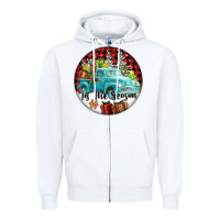 Tis The Season Truck Zipper Hoodie | Teevron
