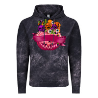 Cloud Black Personalized Girl Halloween Candy Vintage Hoodie - texasbilliewilder