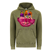 Vintage Olive Personalized Girl Halloween Candy Vintage Hoodie - texasbilliewilder