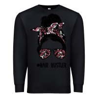 Black hair hustler Premium Sweatshirt - SublimationCraftShop
