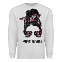 Dove Grey hair hustler Premium Sweatshirt - SublimationCraftShop
