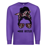 Purple hair hustler Premium Sweatshirt - SublimationCraftShop