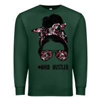Sports Green hair hustler Premium Sweatshirt - SublimationCraftShop