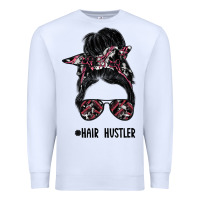 White hair hustler Premium Sweatshirt - SublimationCraftShop