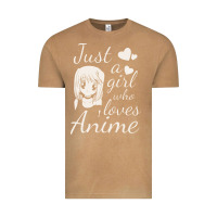 Vintage Camel just a girl who loves anime Vintage Tee - DesigneFamous