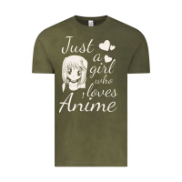Just A Girl Who Loves Anime Vintage Tee | Teevron