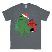 Charcoal Heather Christmas Dog Classic Tee - Bettercallsaul