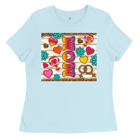 Baby Blue Western LGBTQ+ Mom Lesbian Tumbler Ladies Tee - BundleAndBundleShop
