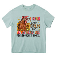 Arona i may look calm but in my head i've pecked you Heavy Core Tee - MaliasSmallBusiness