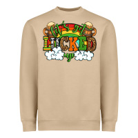 Mushroom Let's get lucked up St. Patrick's Day Heavyweight Sweatshirt - OliviaCreatesArt