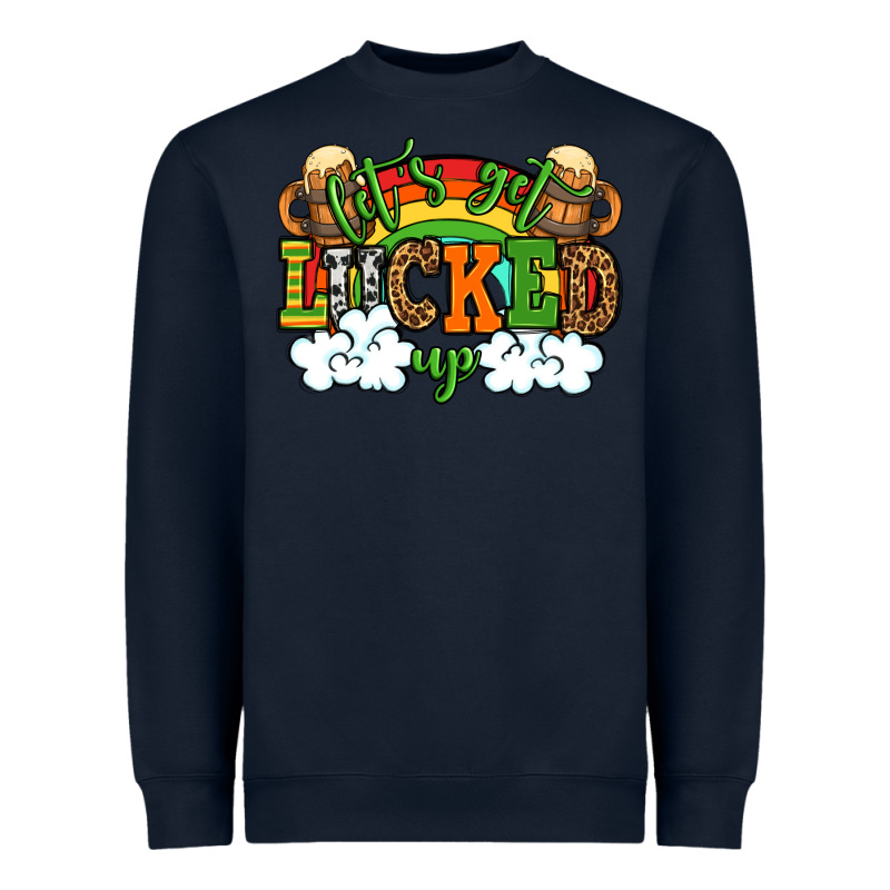 Let's Get Lucked Up St. Patrick's Day Heavyweight Sweatshirt by OliviaCreatesArt | Teevron